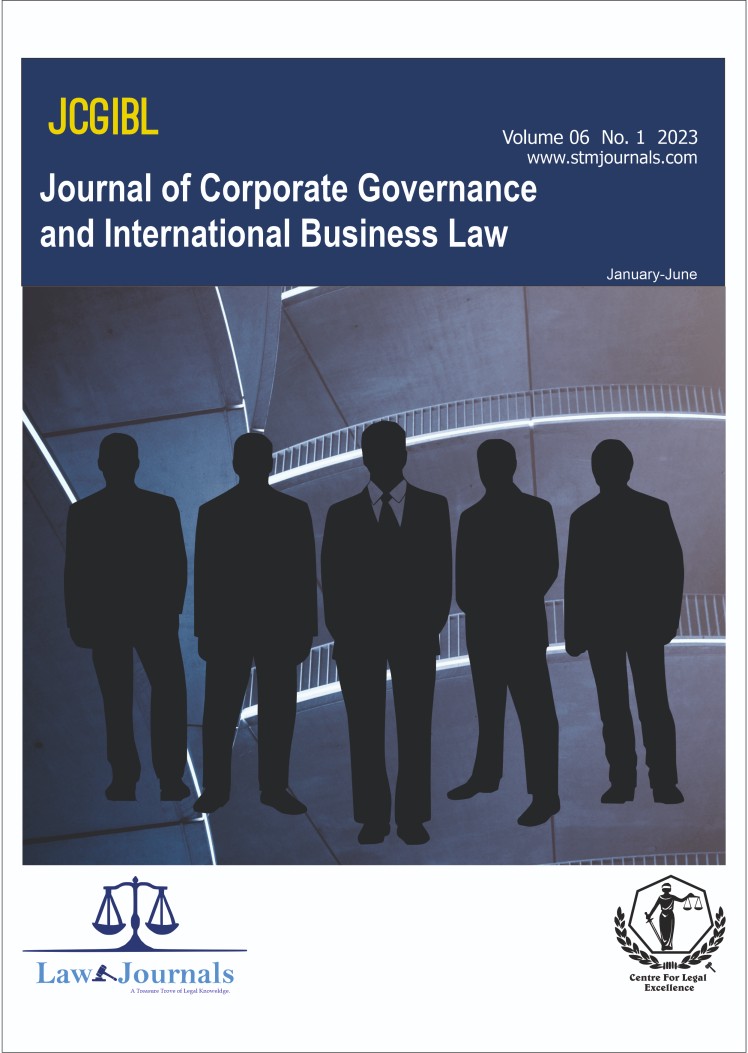 Journal of Corporate Governance and International Business Law