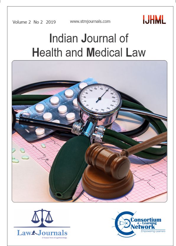 INDIAN JOURNAL OF HEALTH AND MEDICAL LAW